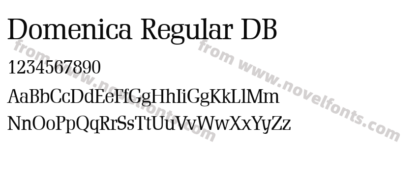 Domenica Regular DBPreview