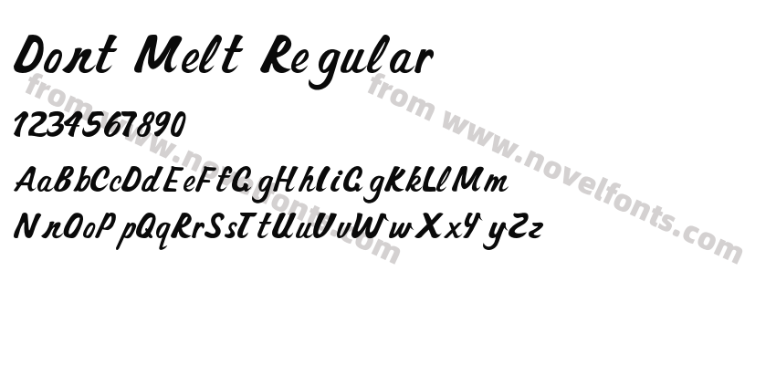 Dont Melt RegularPreview