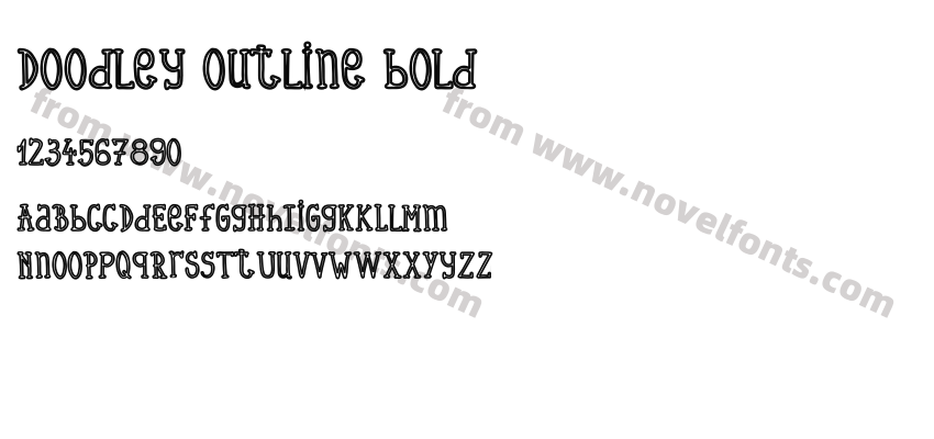 Doodley outline boldPreview