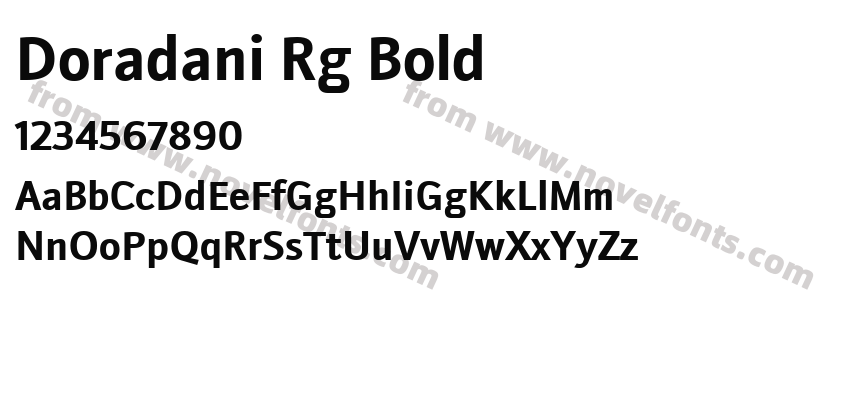 Doradani Rg BoldPreview