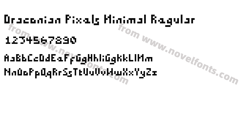 Draconian Pixels Minimal RegularPreview