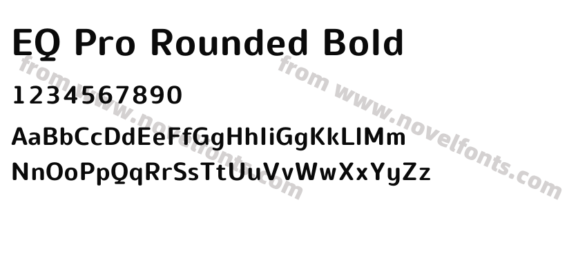 EQ Pro Rounded BoldPreview