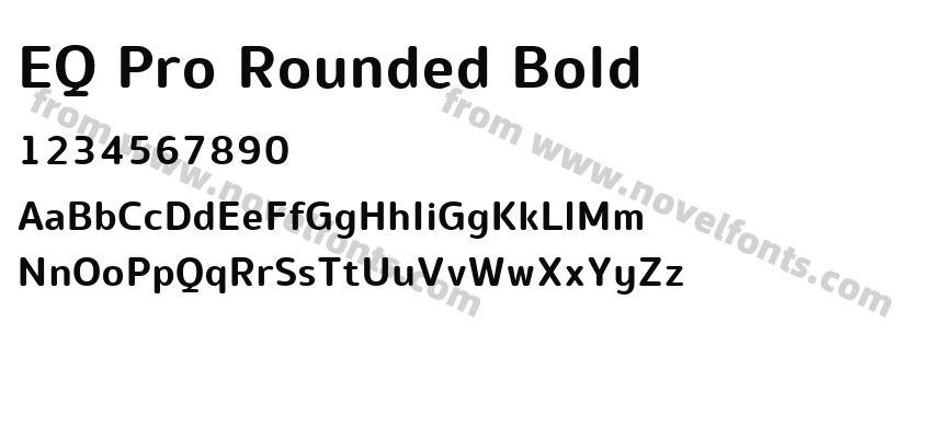 EQ Pro Rounded BoldPreview