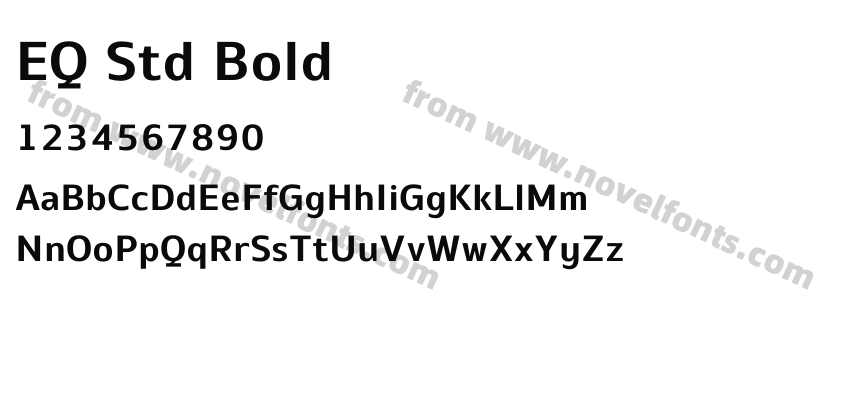 EQ Std BoldPreview