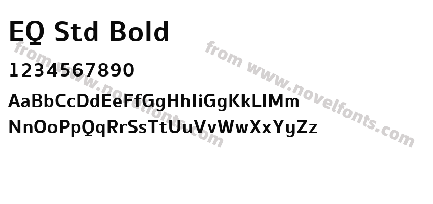EQ Std BoldPreview