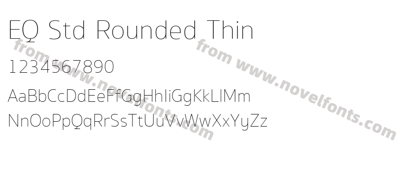 EQ Std Rounded ThinPreview