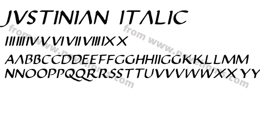 Justinian ItalicPreview