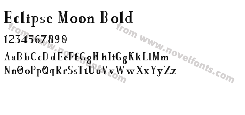 Eclipse Moon BoldPreview