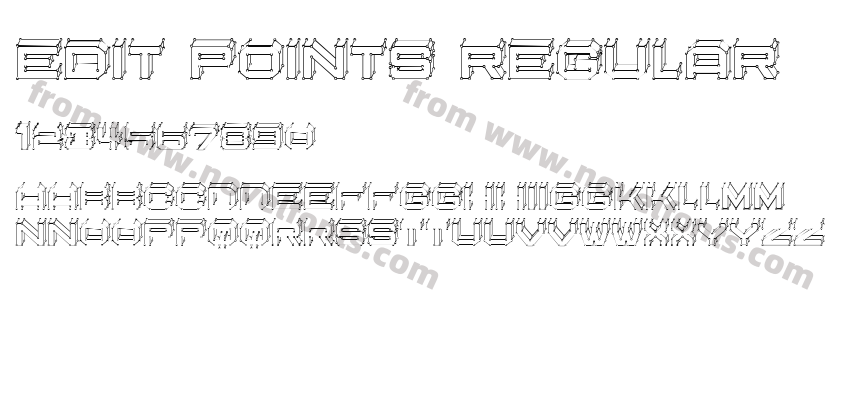 Edit Points RegularPreview