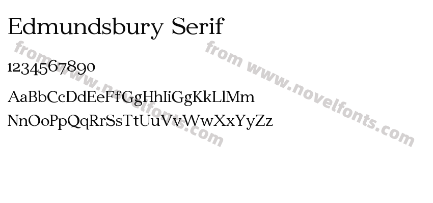 Edmundsbury SerifPreview