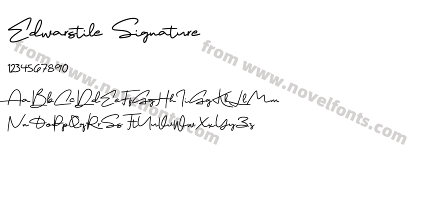 Edwarstile SignaturePreview