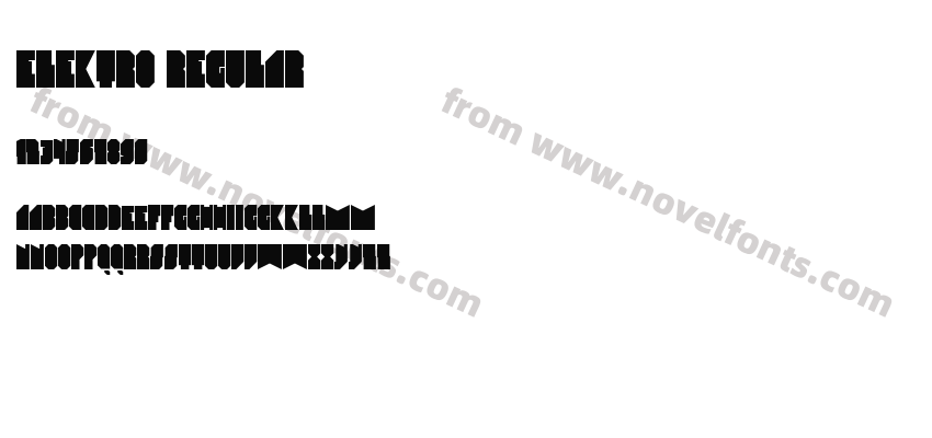 Elektro RegularPreview