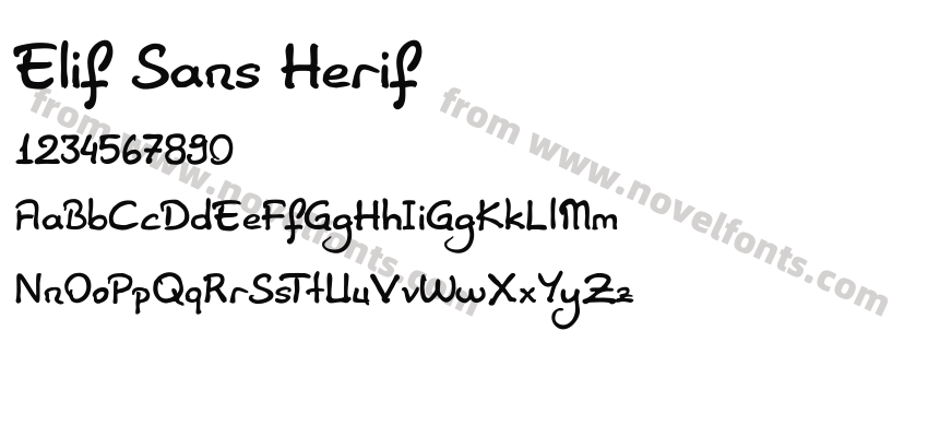 Elif Sans HerifPreview