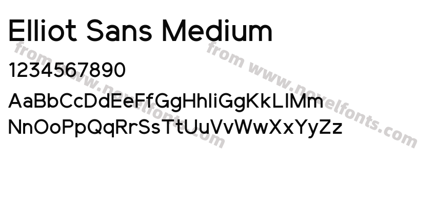Elliot Sans MediumPreview