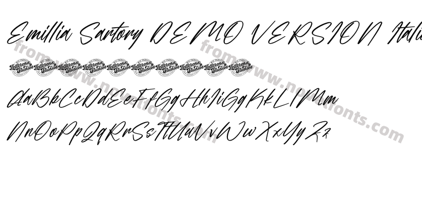 Emillia Sartory DEMO VERSION ItalicPreview