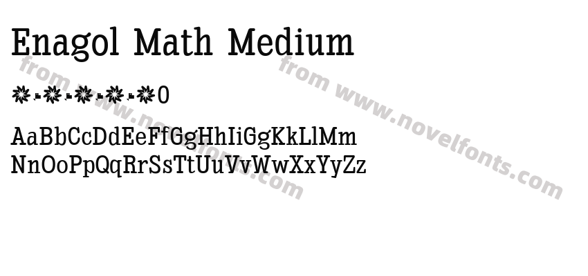 Enagol Math MediumPreview