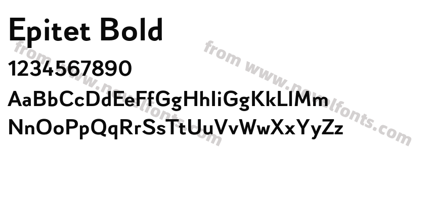 Epitet BoldPreview