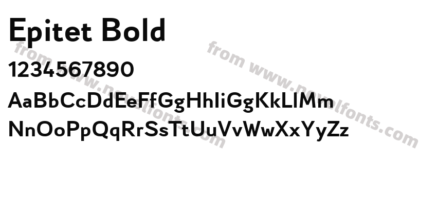 Epitet BoldPreview