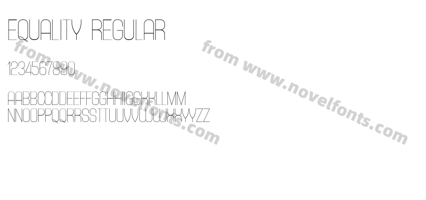 Equality RegularPreview