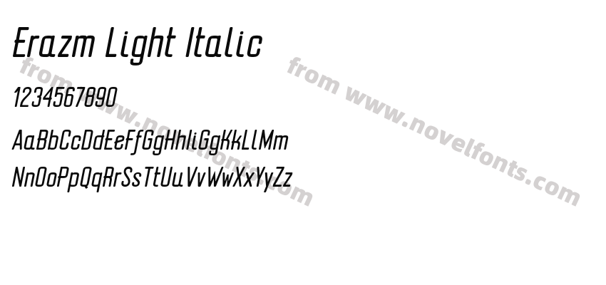 Erazm Light ItalicPreview