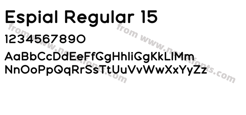 Espial Regular 15Preview