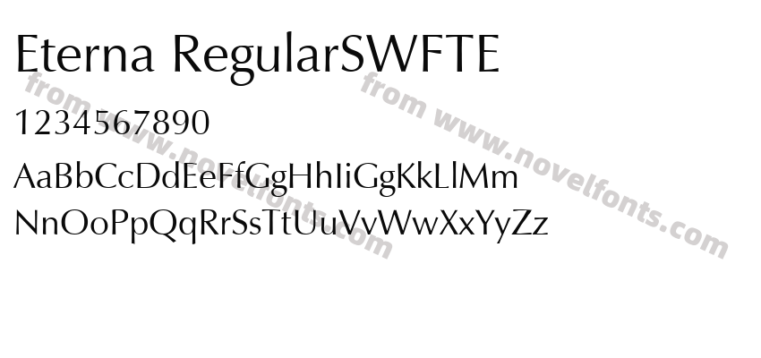 Eterna RegularSWFTEPreview