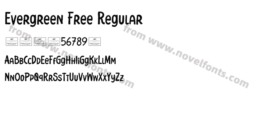 Evergreen Free RegularPreview