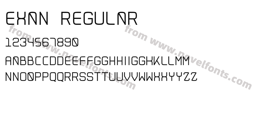 Exan RegularPreview