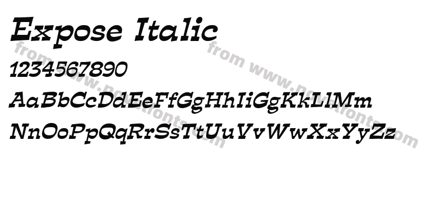 Expose ItalicPreview