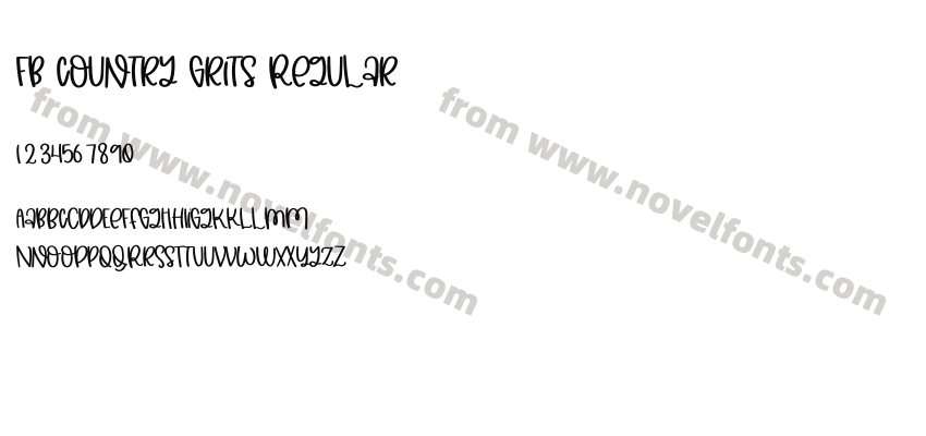 FB Country Grits RegularPreview