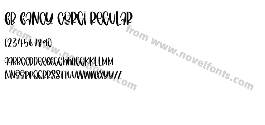 FB Fancy Corgi RegularPreview