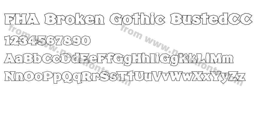 FHA Broken Gothic BustedCCPreview
