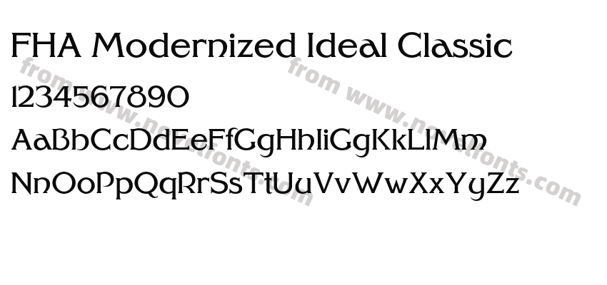 FHA Modernized Ideal ClassicPreview