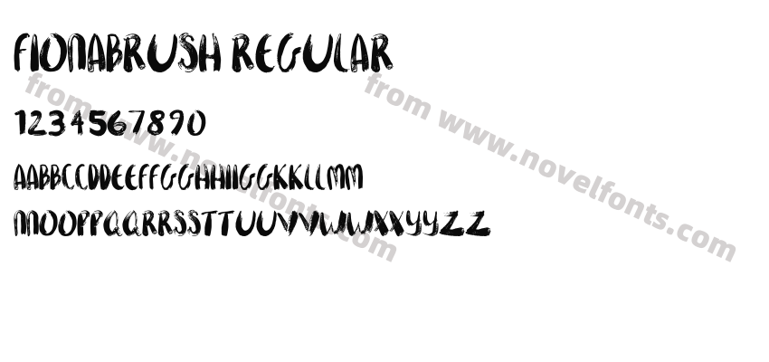 FIONABRUSH RegularPreview