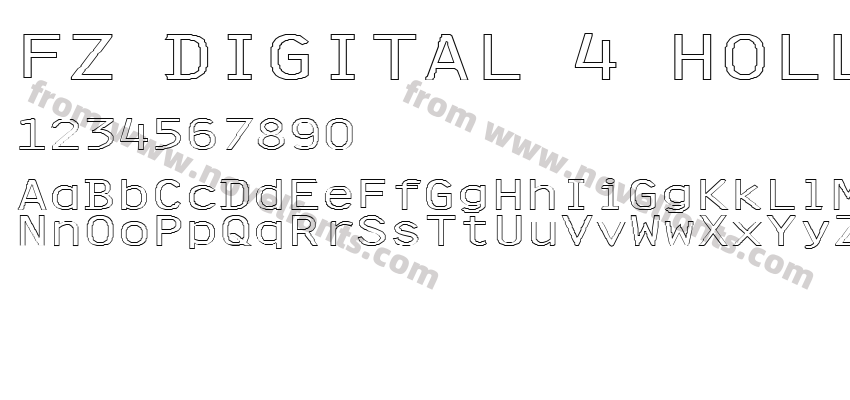 FZ DIGITAL 4 HOLLOW EXPreview