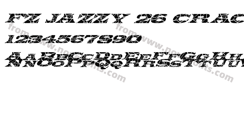 FZ JAZZY 26 CRACKED ITALICPreview