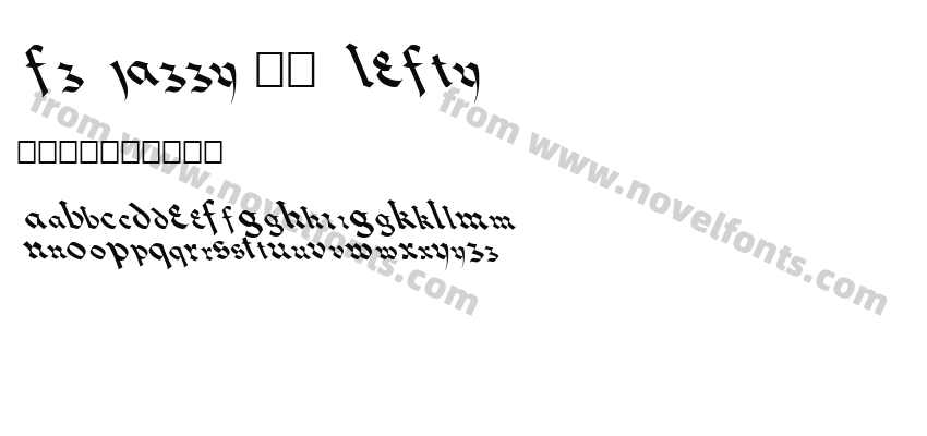 FZ JAZZY 33 LEFTYPreview