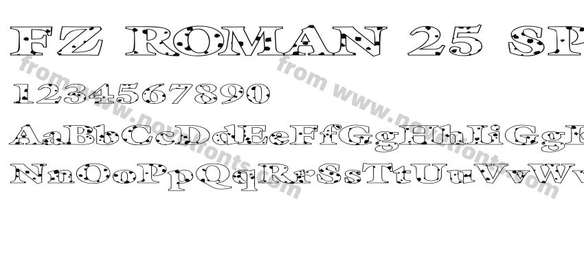 FZ ROMAN 25 SPOTTED EXPreview