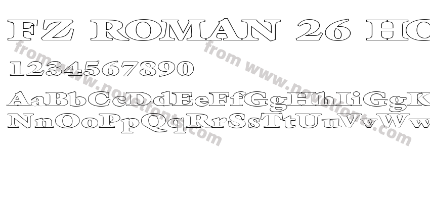 FZ ROMAN 26 HOLLOW EXPreview