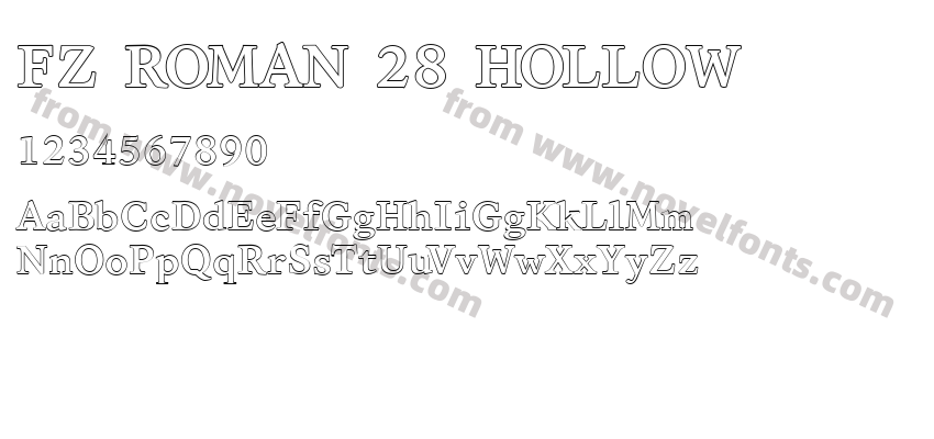 FZ ROMAN 28 HOLLOWPreview