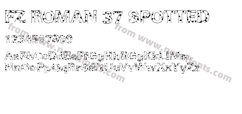 FZ ROMAN 37 SPOTTEDPreview