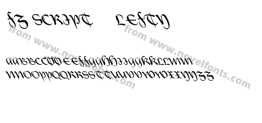 FZ SCRIPT 19 LEFTYPreview