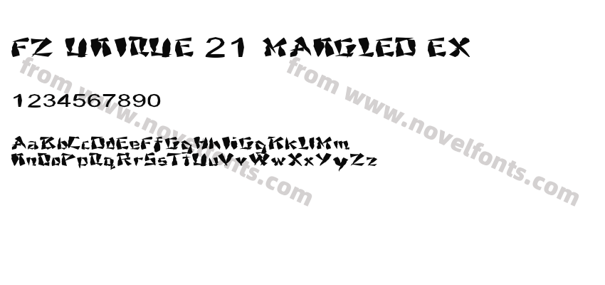 FZ UNIQUE 21 MANGLED EXPreview