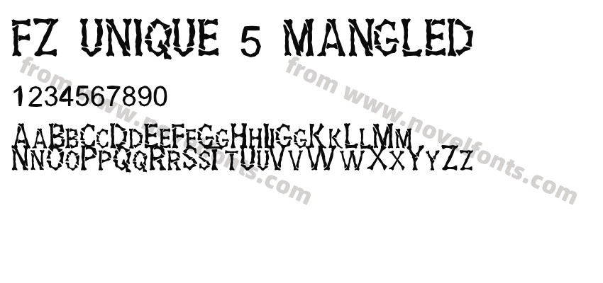 FZ UNIQUE 5 MANGLEDPreview