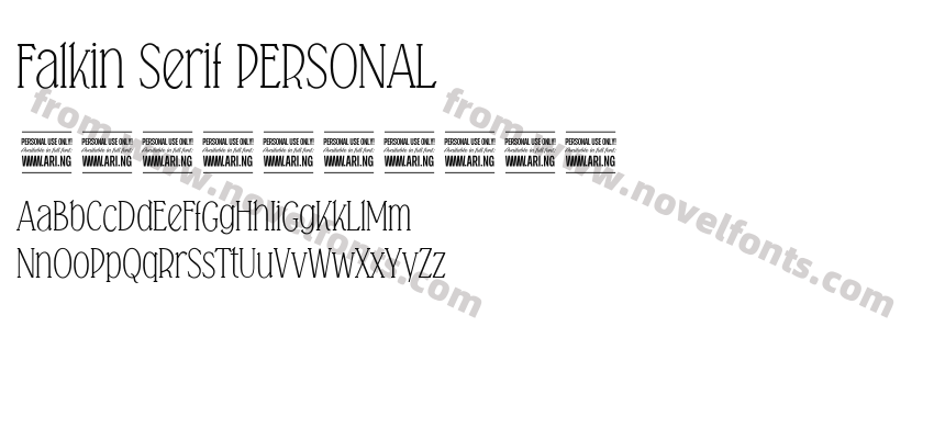 Falkin Serif PERSONALPreview