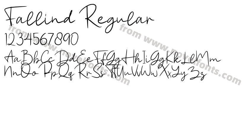 Fallind RegularPreview