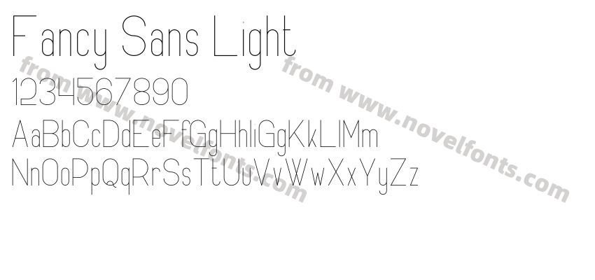 Fancy Sans LightPreview