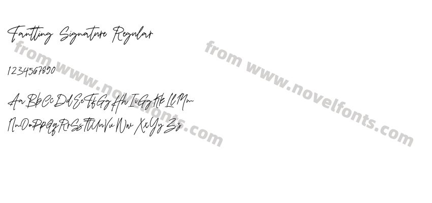 Fantting Signature RegularPreview