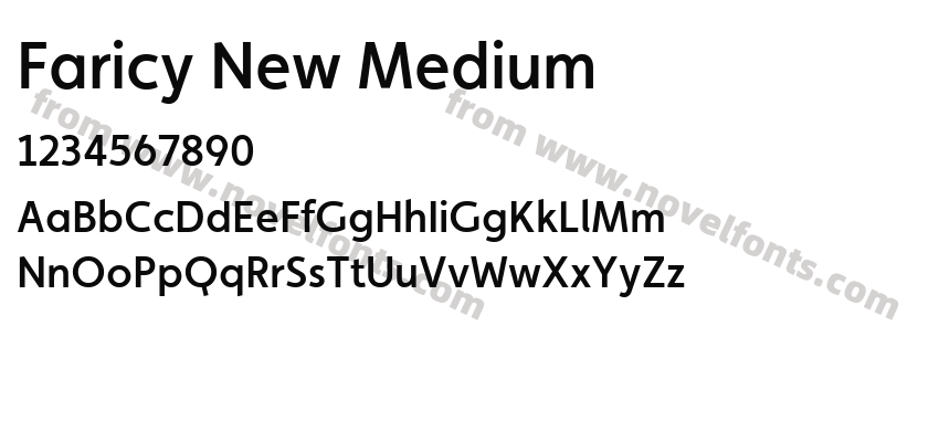 Faricy New MediumPreview