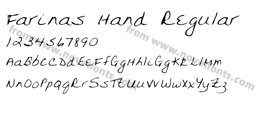 Farinas Hand RegularPreview